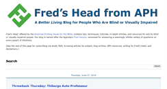 Desktop Screenshot of fredshead.info